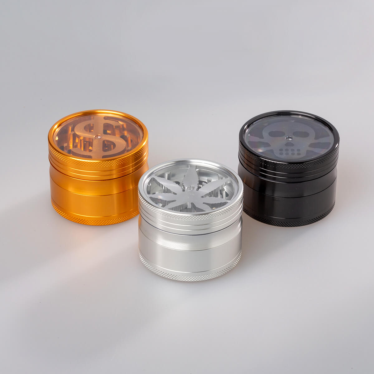 grinder alluminio leaf&dollar&skull