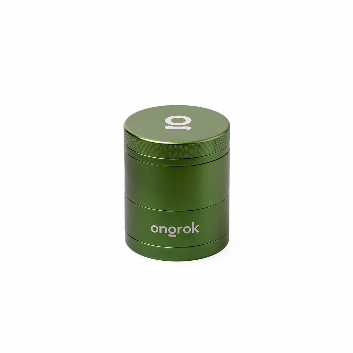 ongrok grinder storage pyramid teeth 60 mm alluminio aeronautico verde