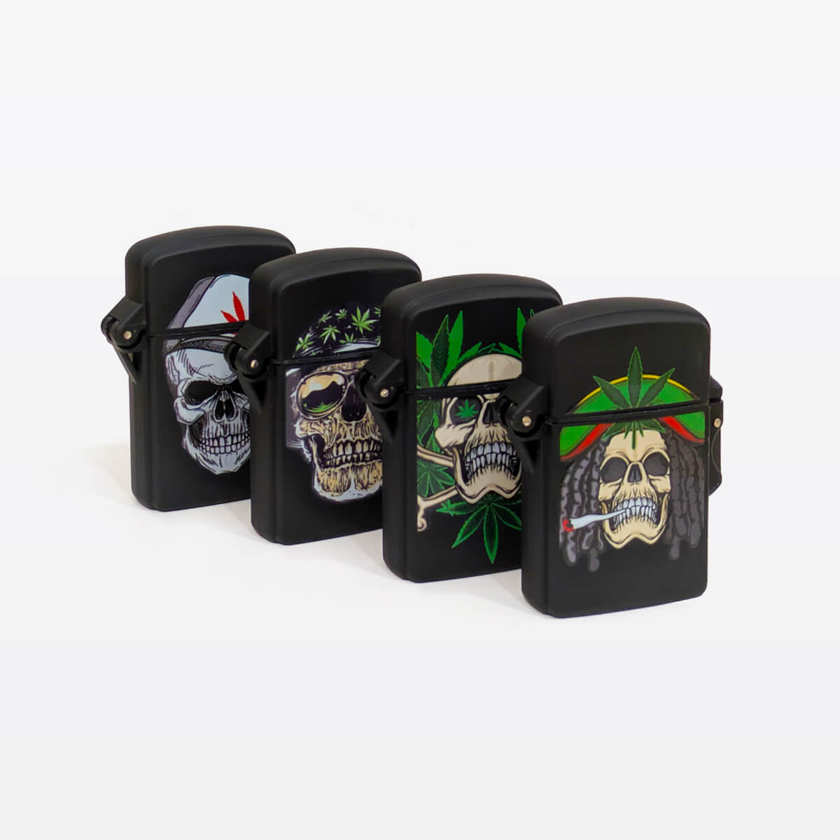 Accendino Rasta Skull