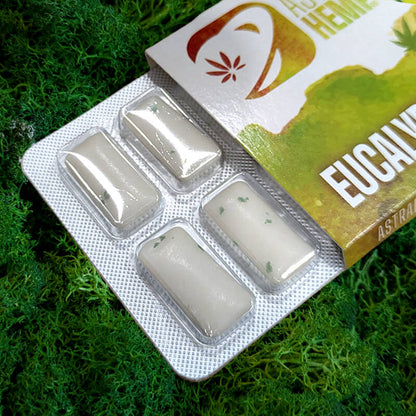 chewing gum gomme da masticare cbd gusto eucalipto