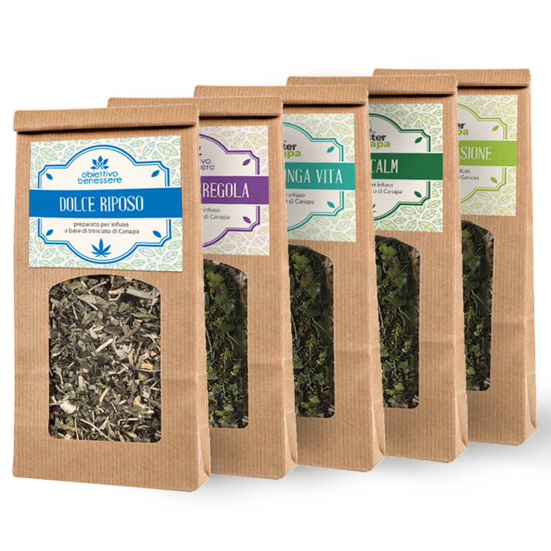 kit degustazione tisane obiettivo benessere