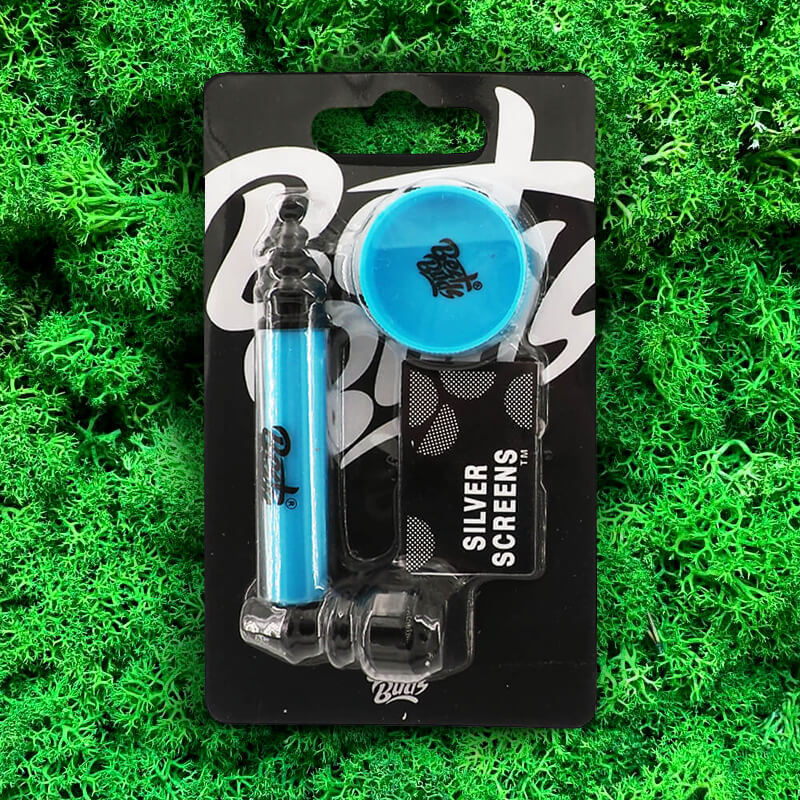 pipa in metallo con mini grinder Pipsy