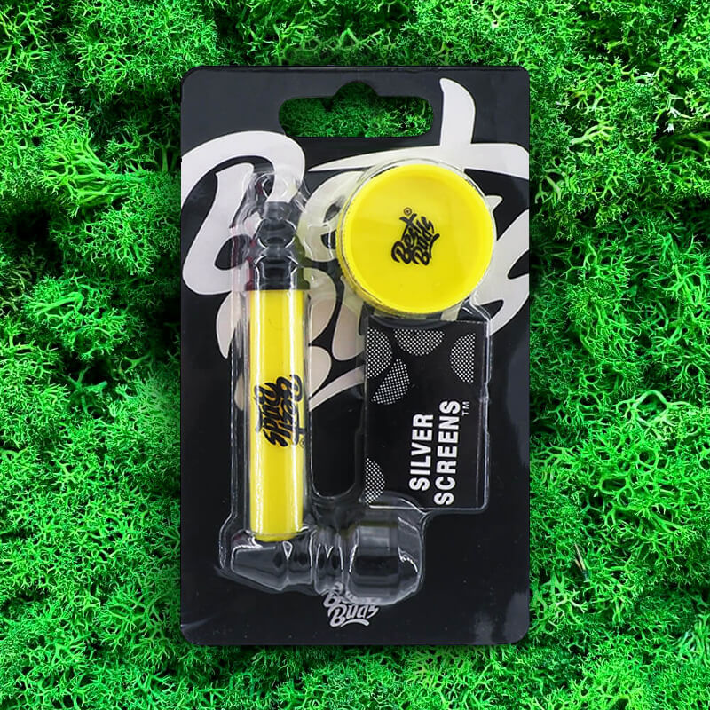 pipa in metallo con mini grinder Pipsy Best Buds