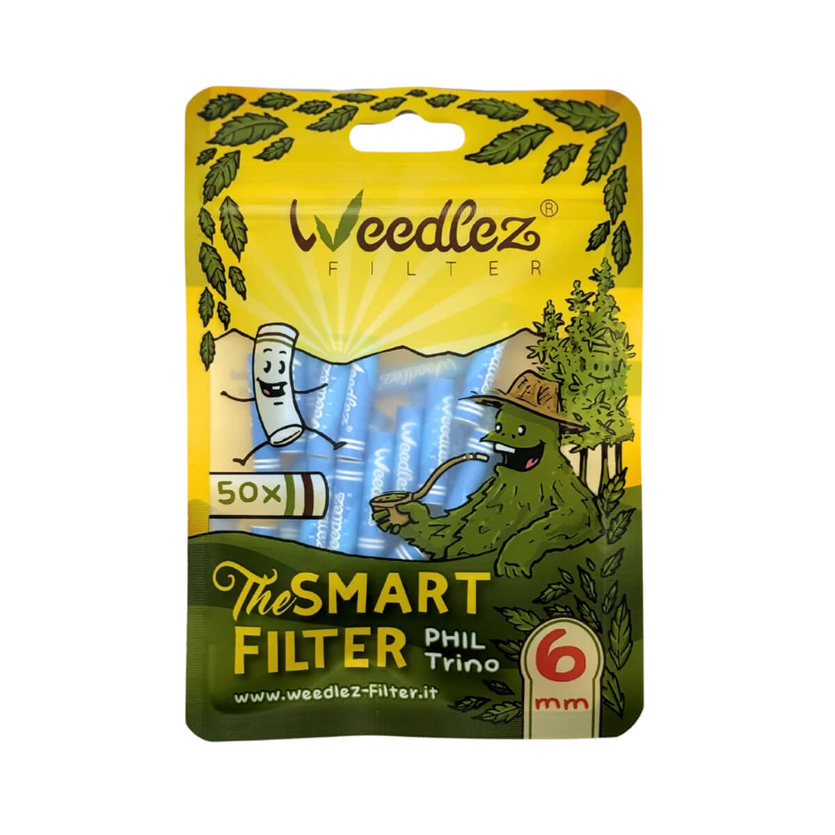 Filtri Weedlez 6 mm - Carboni Attivi Made in Italy