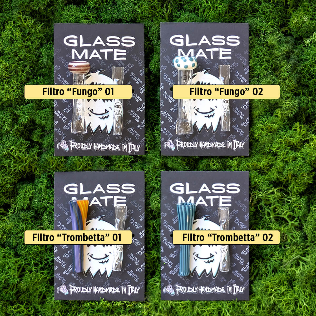 glass mate filtri in vetro