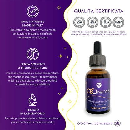 olio cbd per dormire