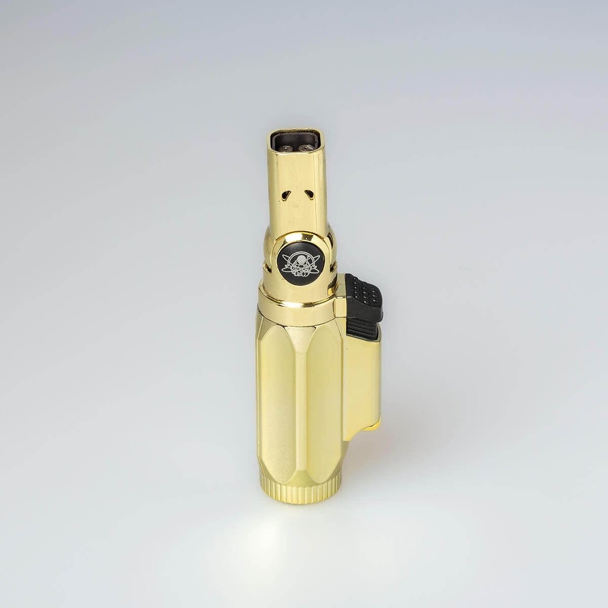 champ high accendino antivento blue flames oro