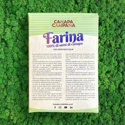 farina di semi di canapa