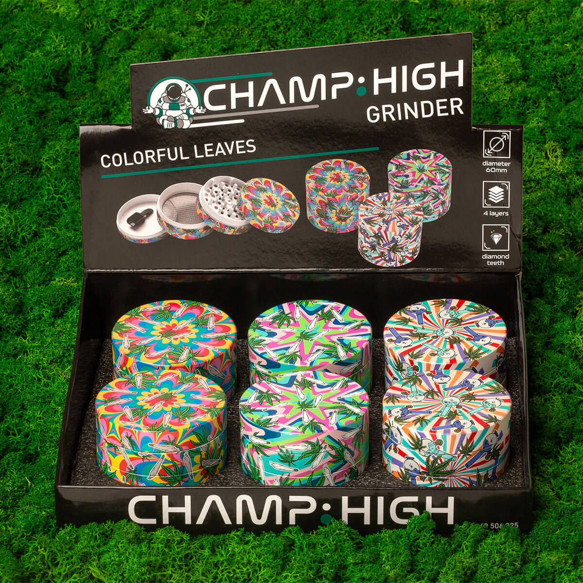 Grinder Colorful Leaves