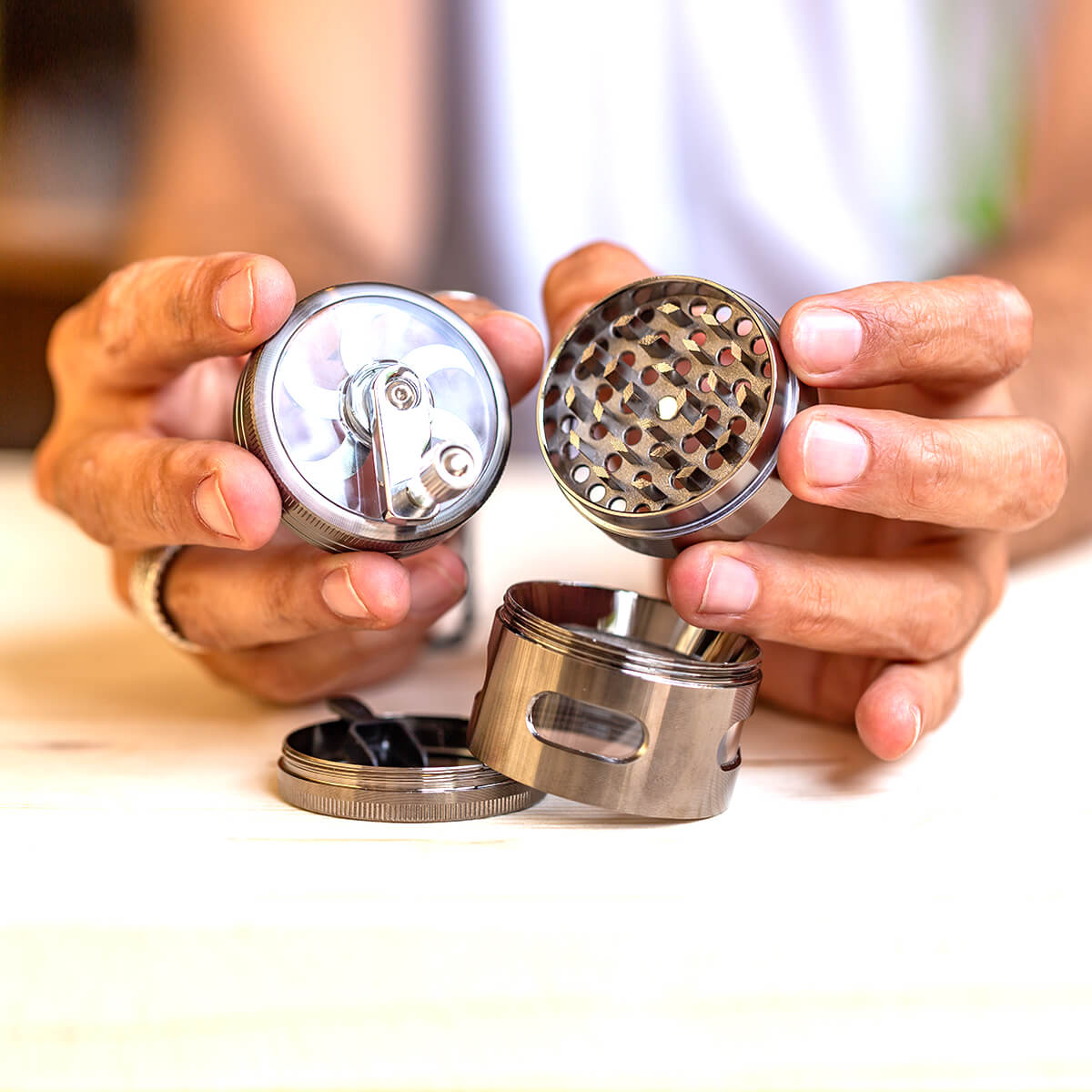 grinder in metallo 55 mm windmill