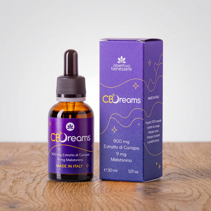 cbdreams olio con cbd e melatonina