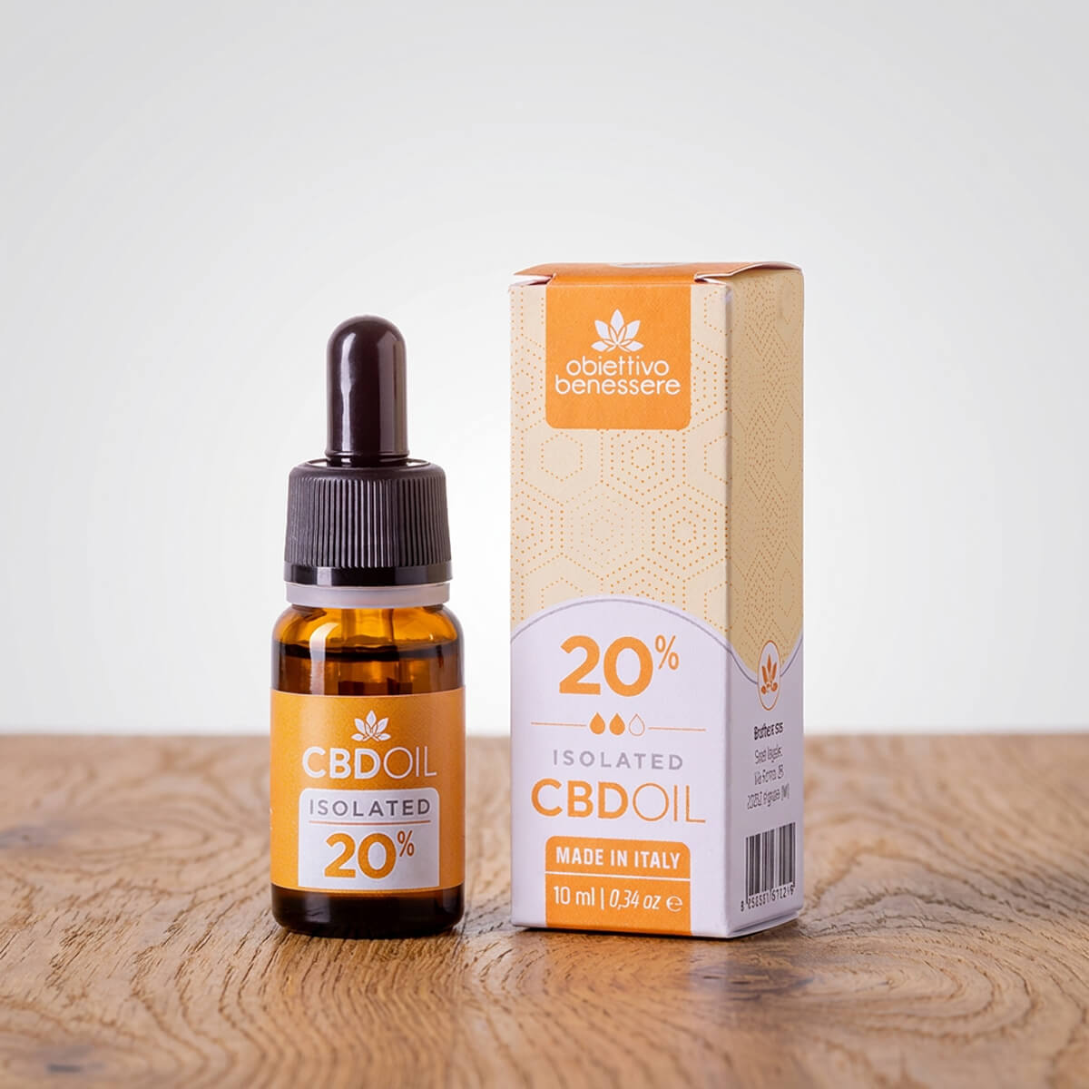 olio cbd isolato 20%