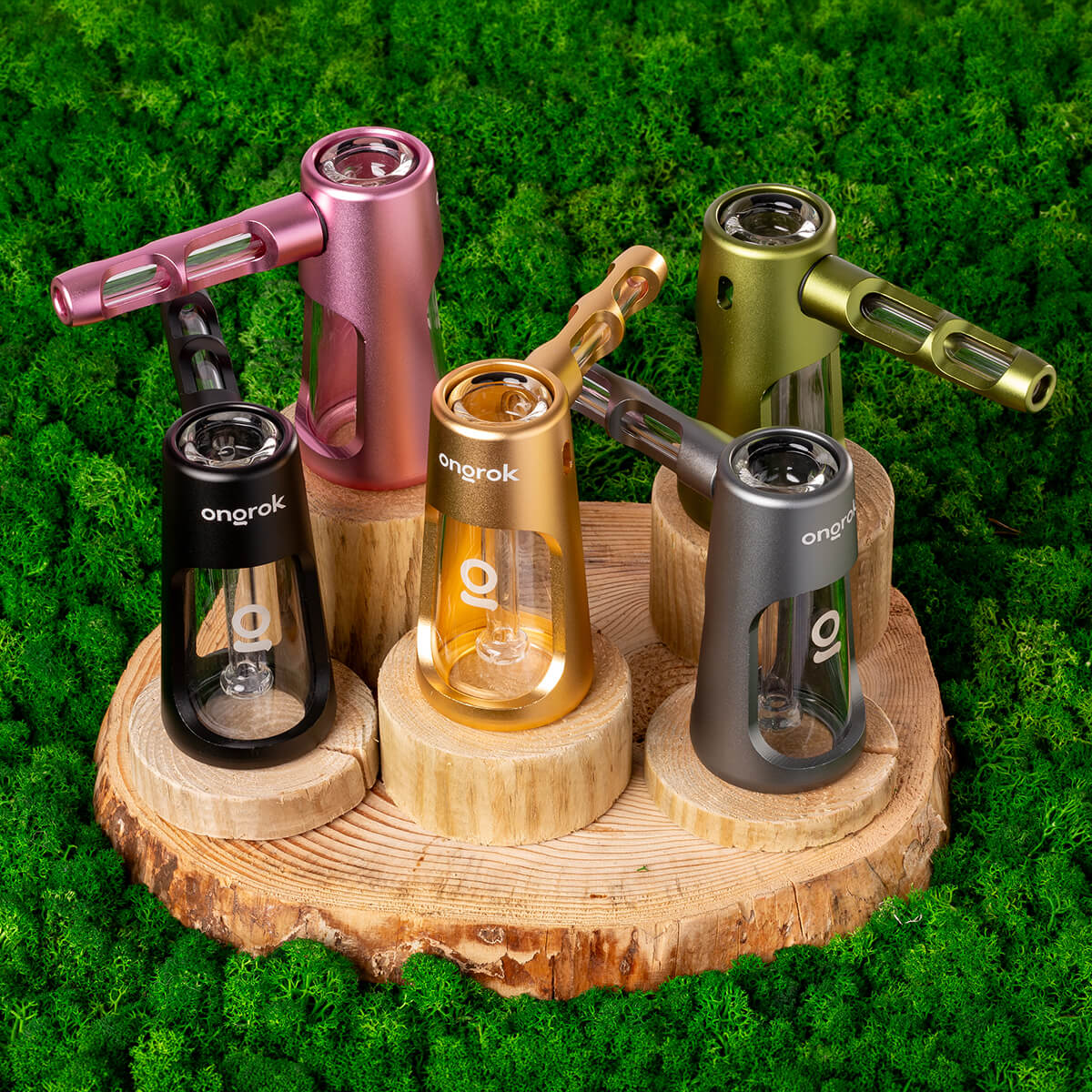 Bubbler ONGROK in Alluminio e Vetro