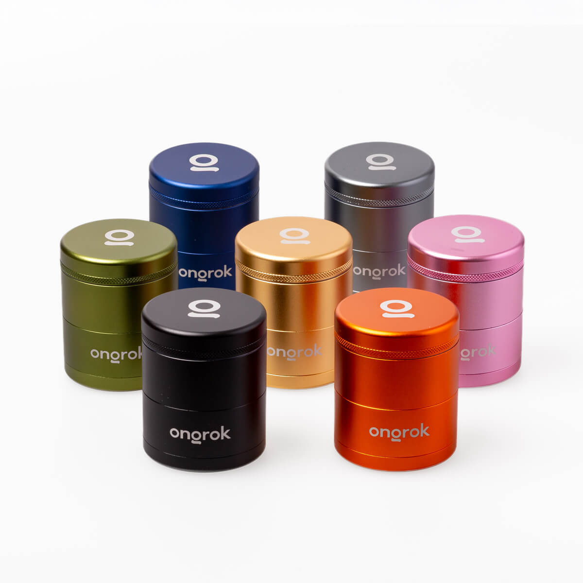 ongrok grinder flower petal toothless 60 mm alluminio aeronautico vari colori