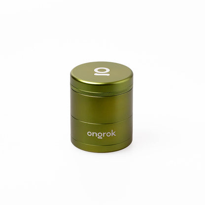 ongrok grinder flower petal toothless 60 mm alluminio aeronautico verde