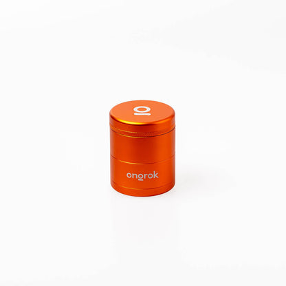 ongrok grinder flower petal toothless mini 55 mm alluminio aeronautico orange