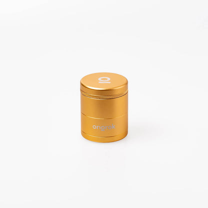 ongrok grinder flower petal toothless mini 55 mm alluminio aeronautico gold