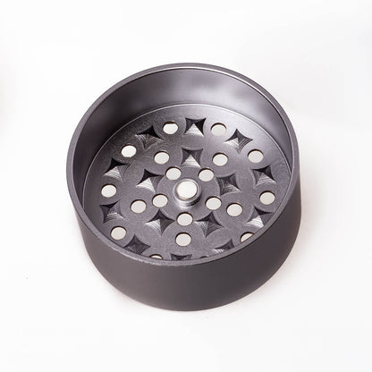 ongrok grinder storage pyramid teeth 60 mm alluminio aeronautico