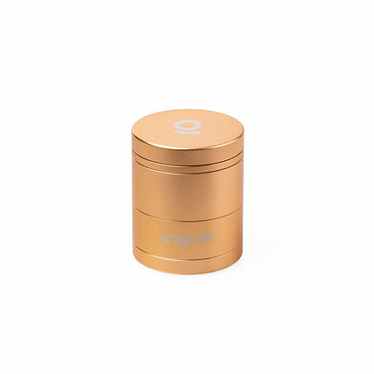 ongrok grinder storage pyramid teeth 60 mm alluminio aeronautico oro