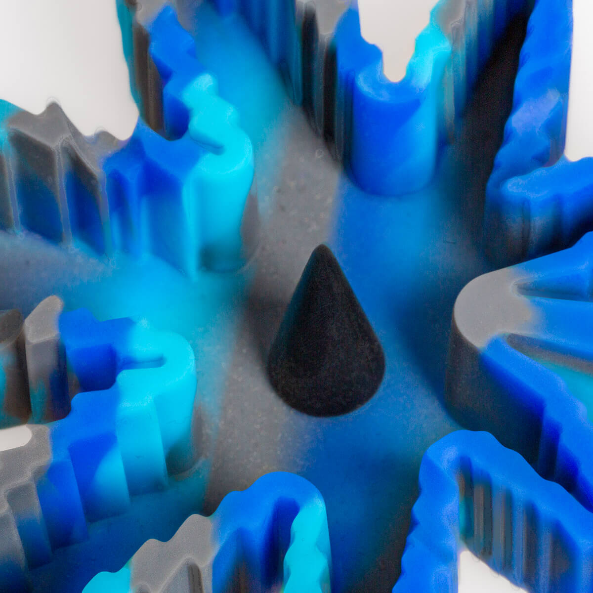 posacenere in silicone a foglia