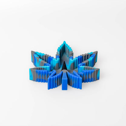 posacenere in silicone a foglia blu