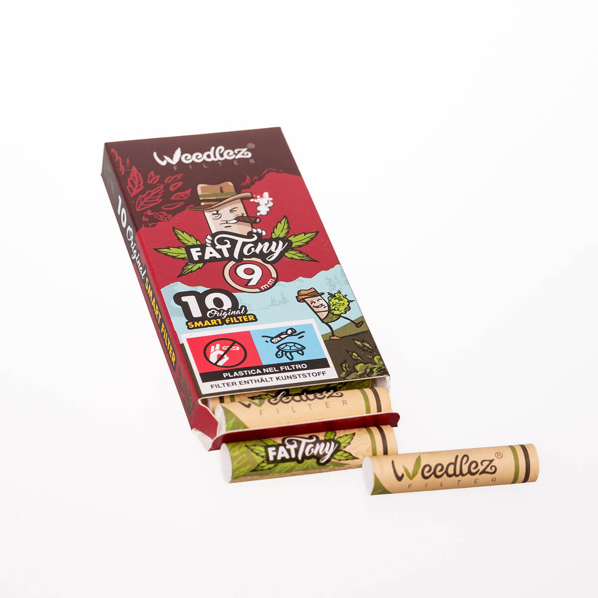 Filtri Weedlez 9 mm - Carboni Attivi Made in Italy
