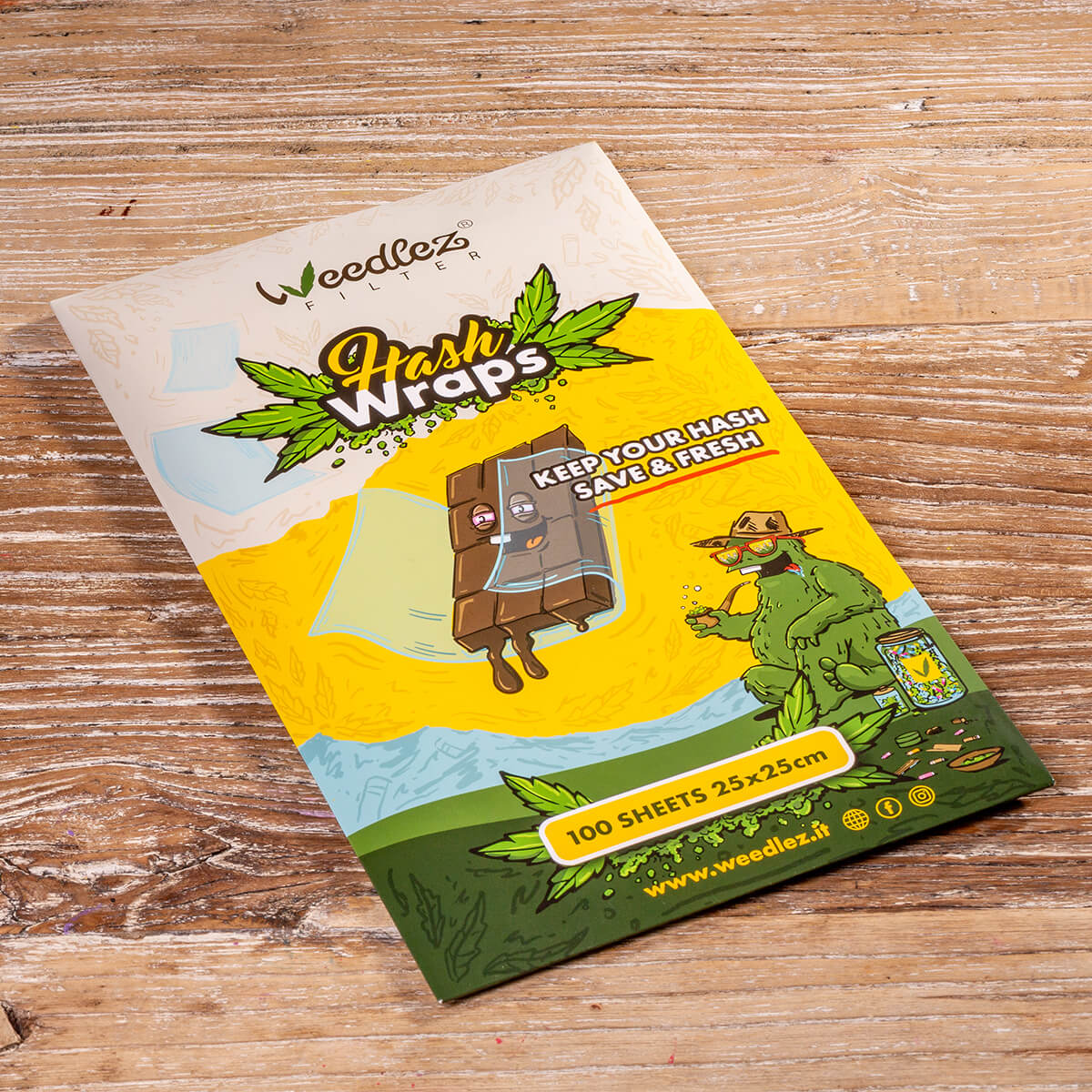 Weedlez HashWraps – Fogli per Hash, Rosin ed Estratti